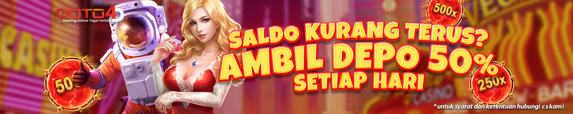 PROMO BONUS SLOT PAY4D 50% SETIAP HARI